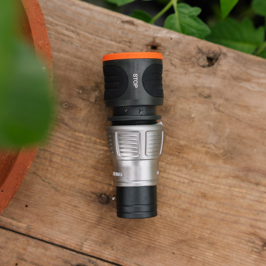 GARDENA Premium slangekobling m. vandstop 1/2"