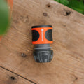 GARDENA Slangekobling m. vandstop 1/2