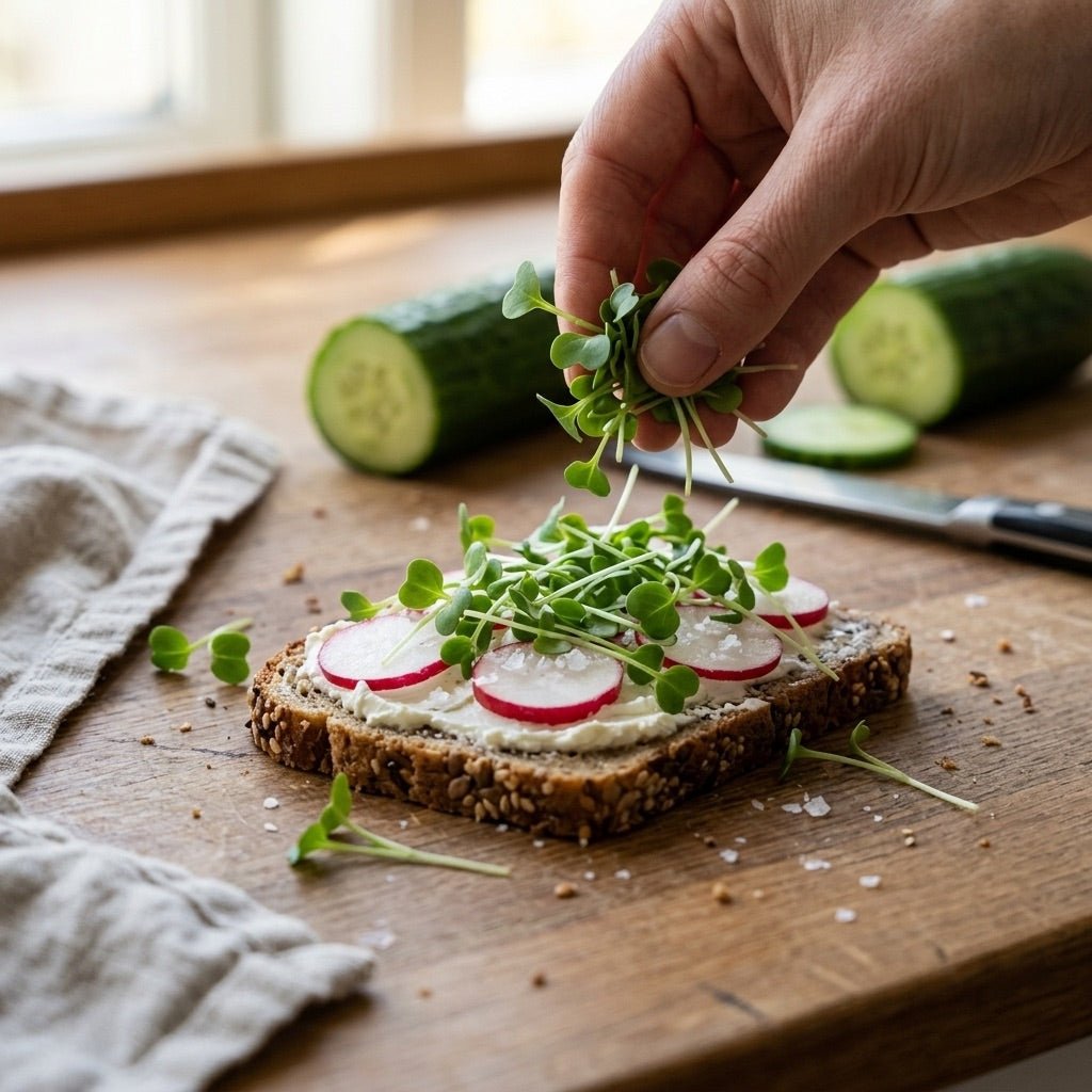 Mikrogrønt frø 'Grøn pak choi' - 6000 Økologiske frø