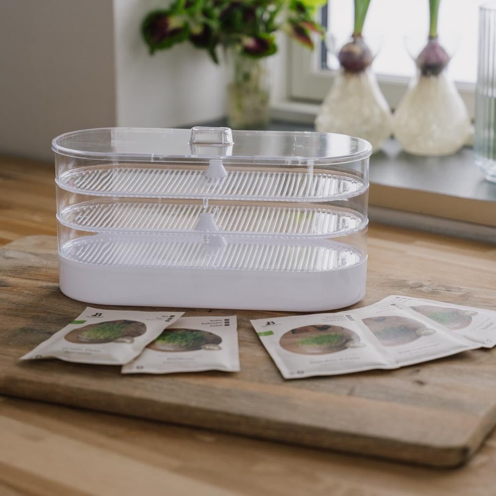 Mikrogrøntkassen med spiretårn