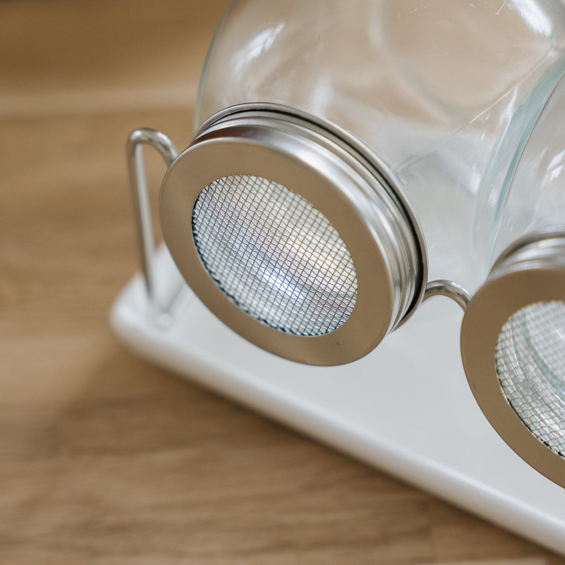 Spireglas sæt med bakke